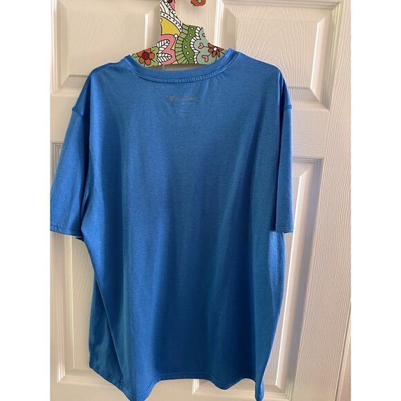 Champion Blue Performance Thin Tshirt Mens XL - Picture 2 of 4